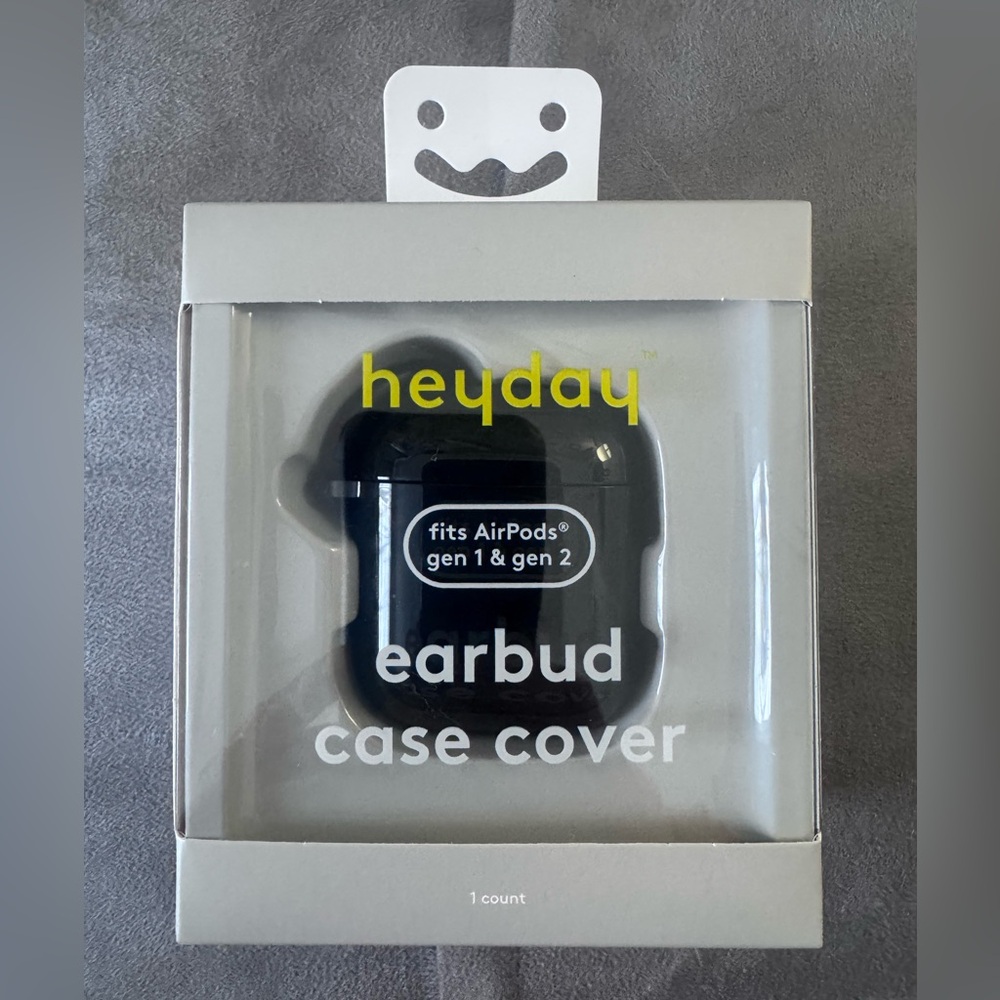 NIB Heyday Black Earbud Case Cover